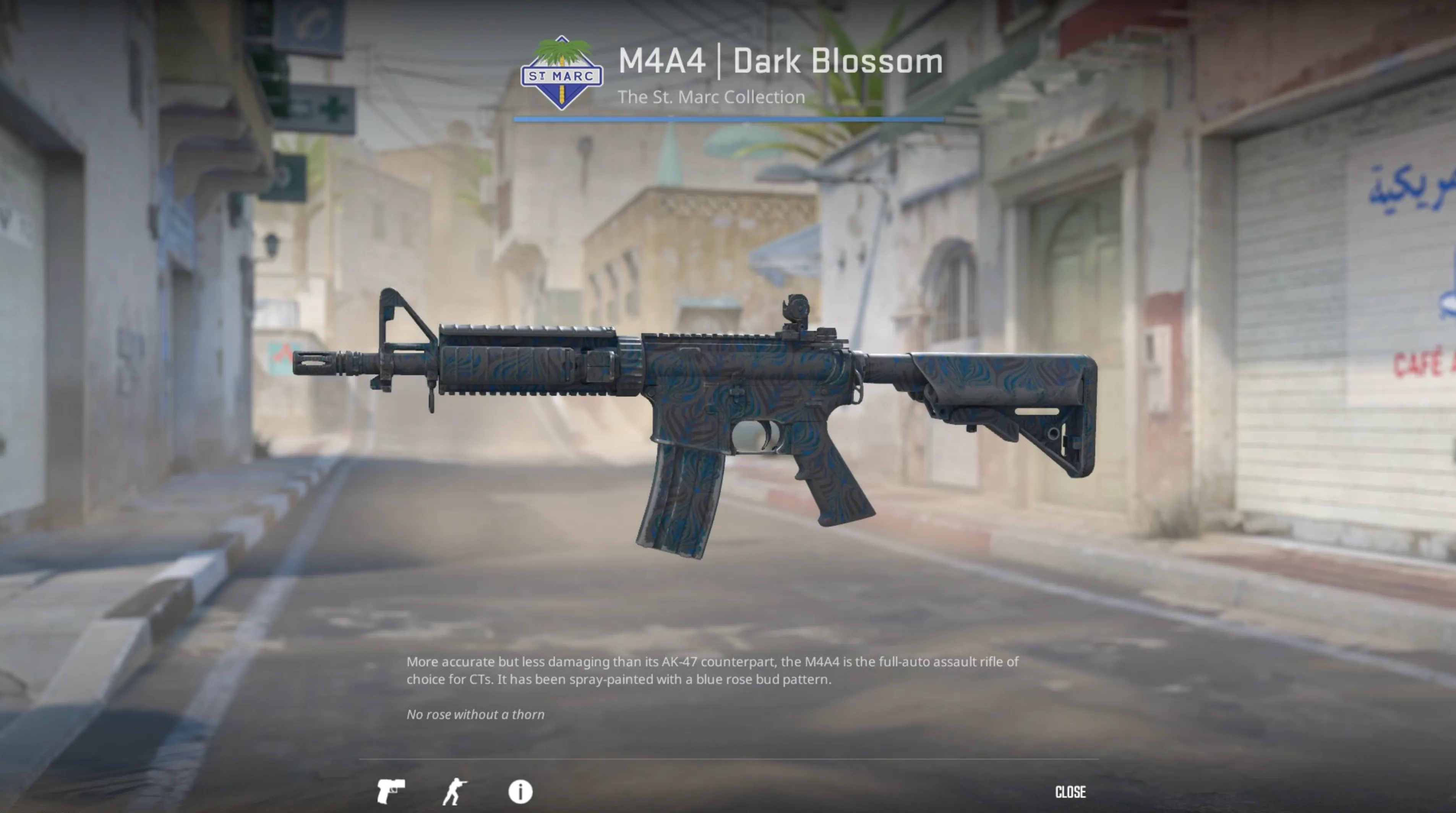 M4A4 Dark Blossom cs2